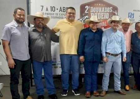 Organizadores fazem abertura oficial do 2º Dourados Rodeio Festival 2022