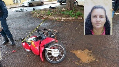 Vítima fatal de acidente entre carro e moto no centro de Dourados é identificada