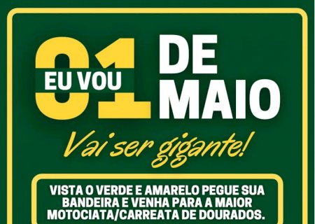 'Domingo(01) será a maior manifestação pró Bolsonaro da história de Dourados' diz organizador da manifestação