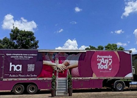 Unidade Móvel do Hospital de Câncer de Barretos disponibiliza exames em Dourados/MS