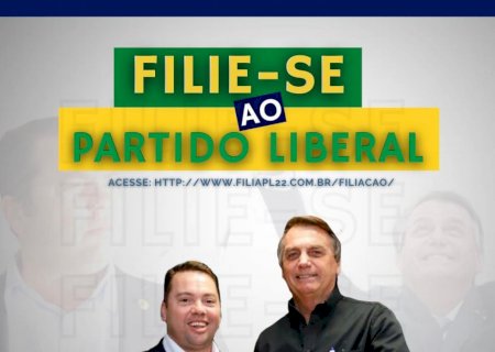 Rodolfo Nogueira, presidente do PL/MS, convoca população para filiação