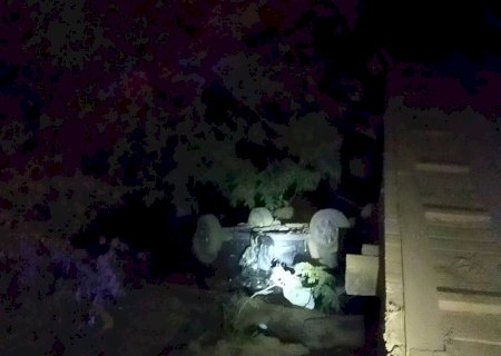 Ex-vereador de Dourados  Archimedes Ferrinho sofre acidente e cunhado morre após camionete cair de ponte