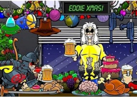 Iron Maiden coloca escudo do São Paulo em cartão de Natal