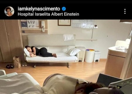 Filha de Pelé publica foto abraçada ao pai no hospital: "Na luta e na fé"