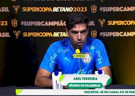 Abel cita bronca de Guardiola no City para destacar o Palmeiras: "Orgulho de ser treinador deles"