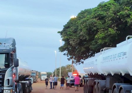 Dourados: Confusão na fila de caminhoneiros na empresa Bunge Alimentos