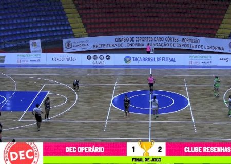 Time de MS perde segundo jogo na Taça Brasil de Clubes de Futsal Feminino