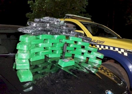 Cocaína apreendida em Dourados é avaliada em R$ 50 milhões