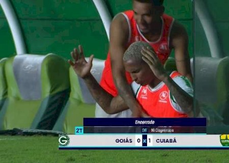 Com gol de Deyverson, Cuiabá vence Goiás e deixa a zona de rebaixamento