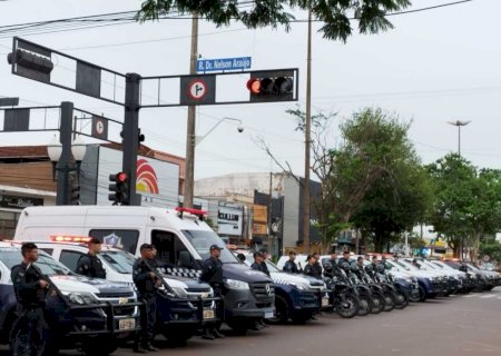 PM coloca todo efetivo para reforçar segurança pública nas ruas de Dourados