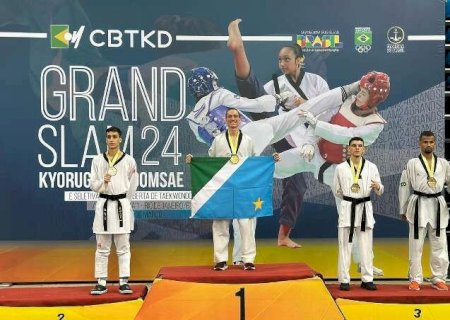 Lutador de taekwondo de MS conquista ouro no Rio de Janeiro