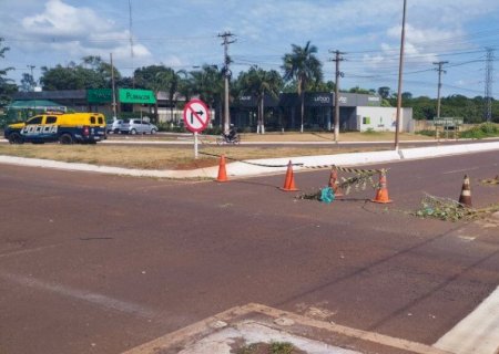 Indígenas continuam bloqueando rodovia que liga Dourados a Itaporã