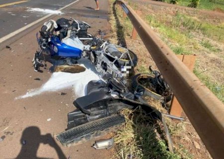 Comerciante de MS morre em acidente entre moto BMW e carro no Paran&aacute;