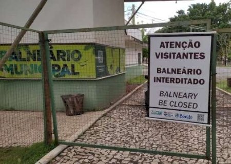 Balne&aacute;rio Municipal &eacute; interditado ap&oacute;s forte chuva em Bonito