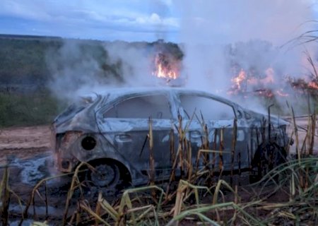 Comerciante desaparece e carro &eacute; encontrado incendiado em planta&ccedil;&atilde;o de cana