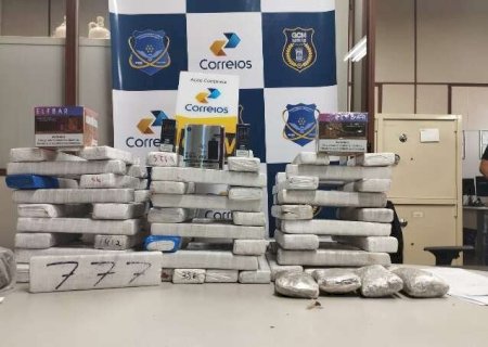 Triagem dos Correios encontra encomendas recheadas de maconha