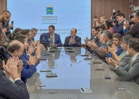 Mesa diretora &eacute; empossada com compromisso de consenso na Assembleia Legislativa