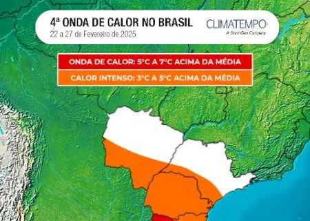 MS escapa de 4&ordf; onda de calor, mas temperaturas seguir&atilde;o elevadas