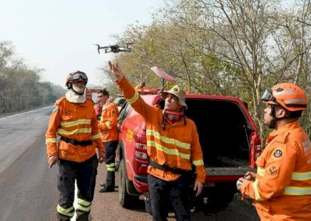 Curso de drone e dire&ccedil;&atilde;o de caminhonete est&atilde;o entre a&ccedil;&otilde;es de combate a inc&ecirc;ndios