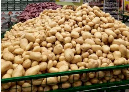No segundo m&ecirc;s do ano, batata &eacute; "vil&atilde;" da alta da cesta b&aacute;sica na Capital