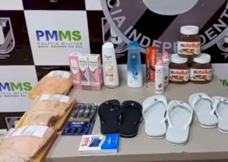 Mulher com tornozeleira é presa ao tentar furtar picanha e Nutella em mercado
