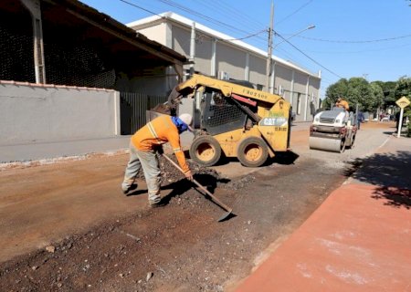 Vila Vargas comemora obras de revitalização da malha asfáltica