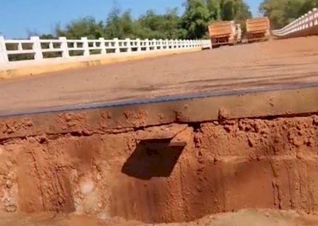 Agesul começa reforma de 'ponte gangorra'