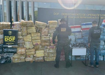 Operação desmantela acampamento clandestino com 4 toneladas de maconha em MS
