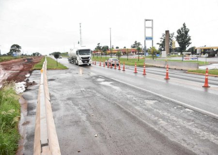 Duplicação da BR-163 provoca bloqueio e pode gerar 40 demissões em posto de combustível