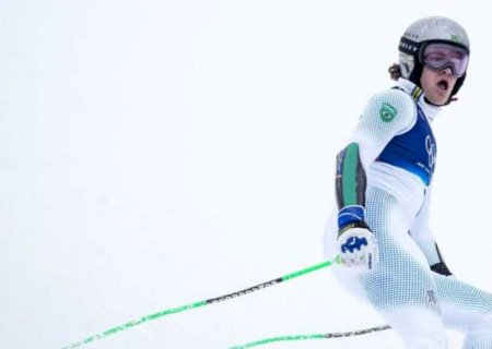 Lucas Pinheiro Braathen é bronze no slalom da Copa do Mundo de esqui a 4 centésimos do campeão