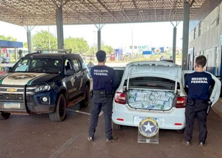 Adolescente abandona carro com 400 kg de agrotóxicos contrabandeados na BR-163