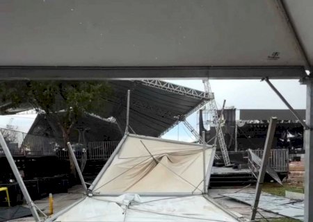 Expogrande encerra atividades após estragos causados por temporal