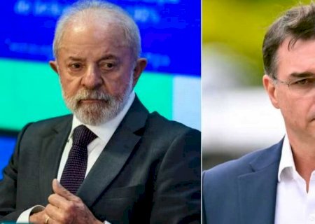 Lula registra 42% contra 41% de Flávio Bolsonaro no segundo turno