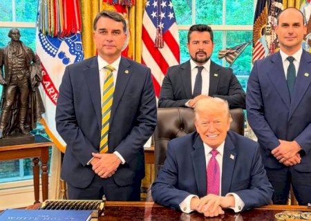 Eduardo comemora encontro de Flávio com Trump: ‘Aconteceu e foi muito bom’